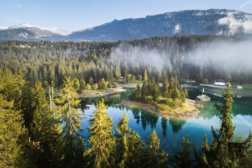 Private Apartment With Parking Spot In The Center Flims Exterior foto